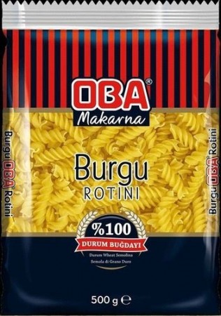 Oba Makarnasi 500 gr (Burgu) 