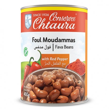 Chtaura Conserves Foul Moudamas W/Pepper 400gr 