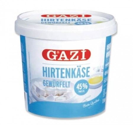  Gazi Feta Ost White Cheese Cubes 45% 1kg