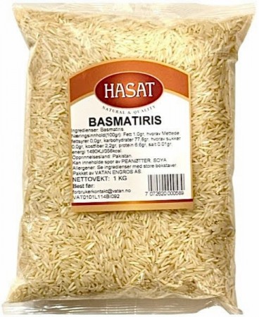 HASAT BASMATIRIS 1 KG (1000 Gr)