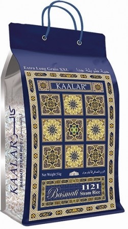 KAALAR BASMATI RIS 1121 STEAM XXL 5 KG (5000 Kg)