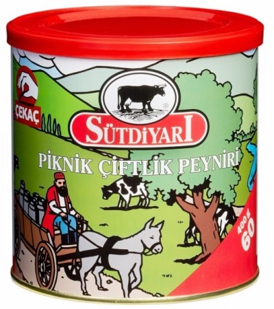 SUTDIYARI HVIT OST FETATYPE 60% 400 GR