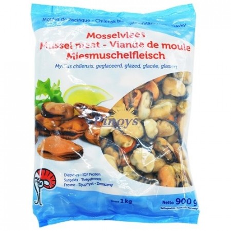 Cooked Chilean Blue Mussel Meat 1000 gr
