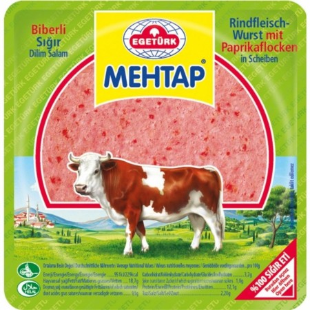 Egetürk Peppered biffskiver Salami 150 gr
