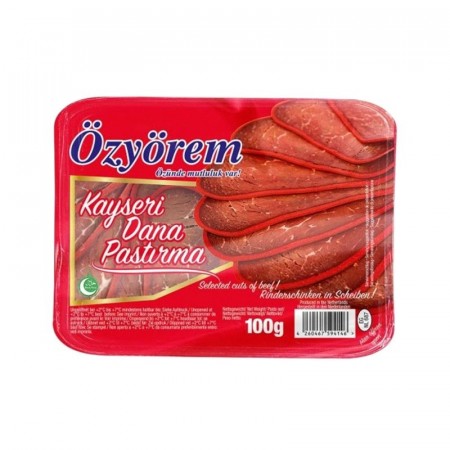 ØZYØREM Kayseri Pastirma 100gr