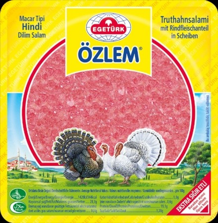 Egetürk Özlem Kalkun Skiver Salami 150 g