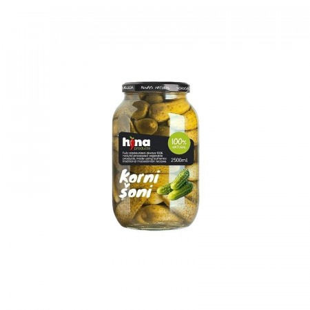Hina Cornichon Gerkins 2500gr (2,5 KG)