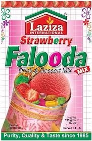 Laziza Strawberry Falooda Drink Dessert Mix