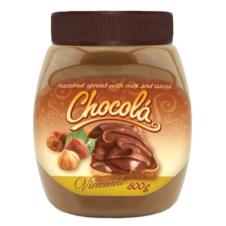 Vincinni Hazelnut Spread Chocola in Jar 800gr 