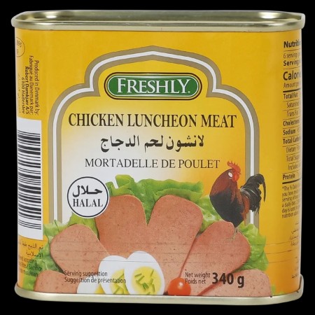 Fresh chicken luncheon meat