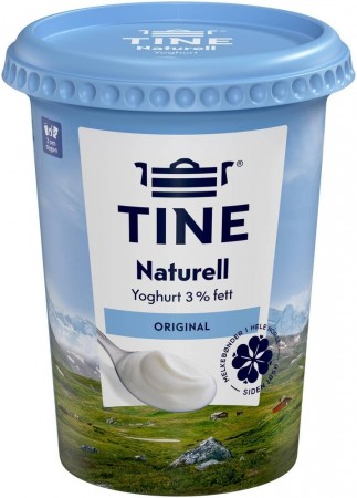 Tine Yoghurt Naturell 500gr