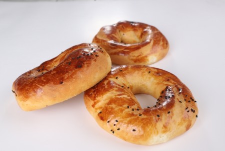 Lezza Tyrkisk acma myk bagel-Savoury Bun/Plain;80 g x 4Stk: Total: 16 stk-Ready in 5 minutter