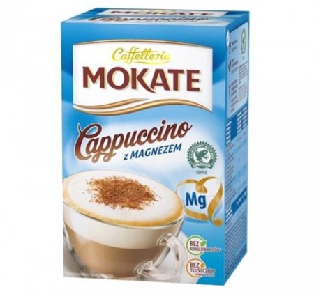 Mokate Cappuccino Magnesium 20 gr X 8 