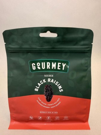 Gourmey Svart Rosiner med stein 200 gram