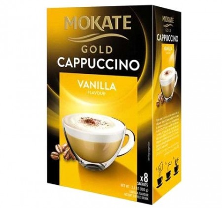 Mokate Gold Cappuccino Vanilla 12,5 gr X 8 STK