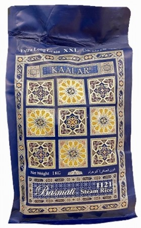 KAALAR BASMATI 1121 RIS STEAM XXL 1 KG (1000 Gr)