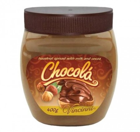 Vincinni Hazelnut Spread Chocola in Jar 400gr