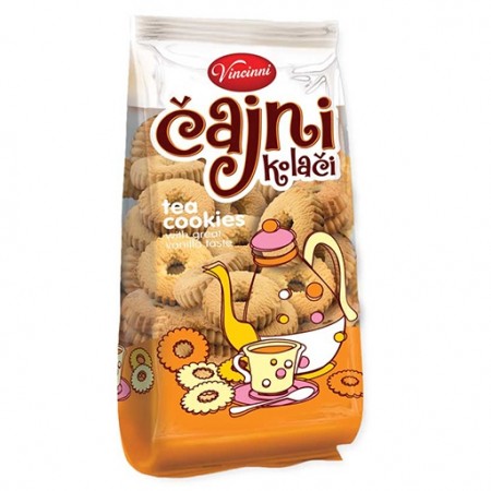 Vincinni Tea Cookies Vanilla 400gr